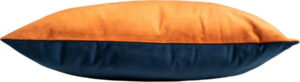 Modro-oranžový polštář se sametovým potahem House Nordic Braga