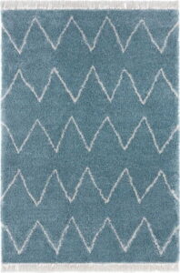 Modrý koberec Mint Rugs Rotonno