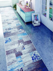 Modrý koberec Muriel Sento