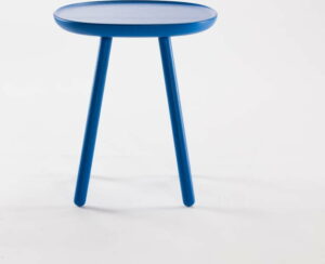 Modrý odkládací stolek z masivu EMKO Naïve Small