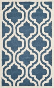 Modrý vlněný koberec Safavieh Lola