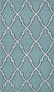 Modrý vlněný koberec Safavieh Nico