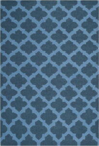 Modrý vlněný koberec Safavieh Salé
