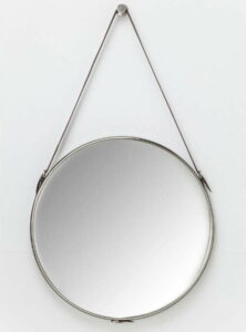 Nástěnné zrcadlo ve stříbrné barvě Kare Design Hacienda