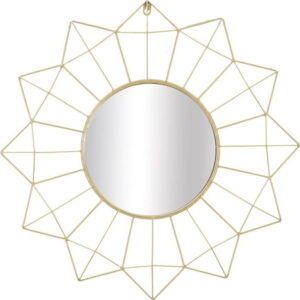 Nástěnné zrcadlo ve zlaté barvě Mauro Ferretti Soleado