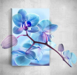 Nástěnný 3D obraz Mosticx Blue Flower