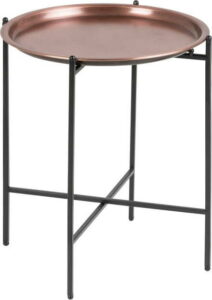 Odkládací stolek v měděné barvě Actona Osborn Actona
