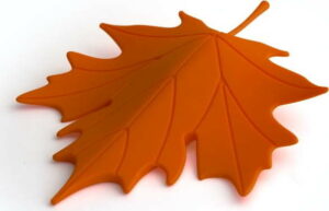 Oranžový dveřní klín ve tvaru listu Qualy&CO Autumn Qualy