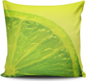 Polštář s příměsí bavlny Cushion Love Verde
