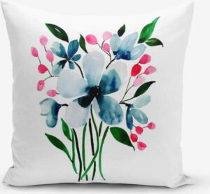 Povlak na polštář s příměsí bavlny Minimalist Cushion Covers Modern Flower