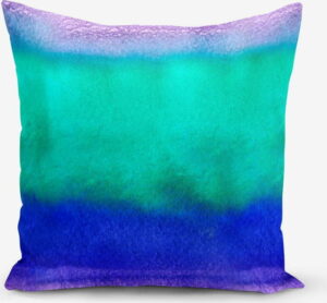 Povlak na polštář s příměsí bavlny Minimalist Cushion Covers Underwater