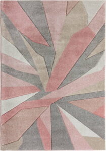 Růžový koberec Flair Rugs Shatter