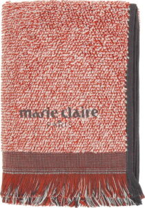 Sada 2 červených ručníků Marie Claire Colza