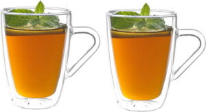 Sada 2 dvoustěnných sklenic na čaj Bredemeijer