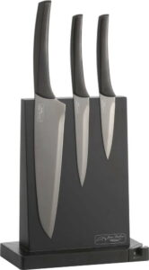 Sada 3 šedých kuchyňských nožů Jean Dubost Jean Dubost