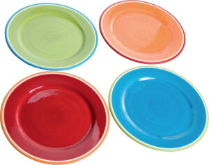 Sada 4 barevných talířů Brandani Brandani