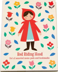 Sada 7 lepicích bločků s motivem Červené Karkulky Rex London Red Riding Hood Rex London