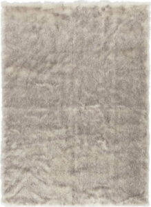 Šedohnědý koberec z umělé kožešiny Mint Rugs