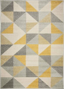 Šedožlutý koberec Flair Rugs Urban Triangle