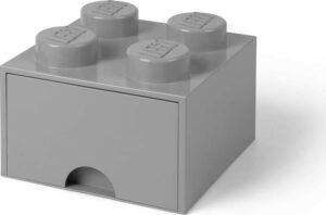 Šedý úložný box čtverec LEGO® LEGO