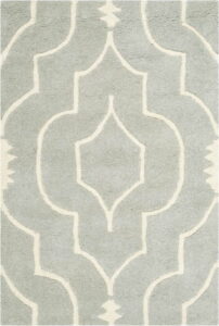 Šedý vlněný koberec Safavieh Morgan