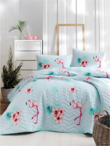Set bavlněného přehozu přes postel a povlaku na polštář Lura Parejo