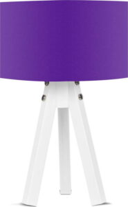 Stolní lampa s fialovým stínítkem Kate Louise Bianca Kate Louise