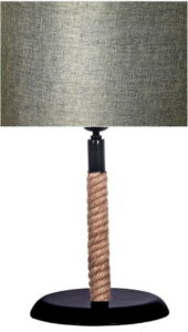 Stolní lampa s hnědým stínítkem lampa Kate Louise Rope Kate Louise