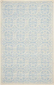 Světle modrý vlněný koberec Safavieh Marina