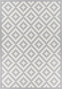Světle šedý oboustranný koberec Narma Viki Silver