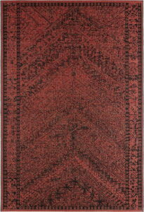 Tmavě červený venkovní koberec Bougari Mardin