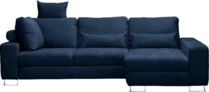 Tmavě modrá rohová rozkládací pohovka Windsor & Co Sofas