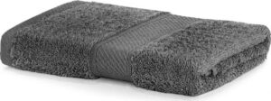 Tmavě šedý ručník DecoKing Bamby Charcoal