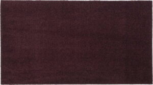 Tmavě vínová rohožka tica copenhagen Unicolor