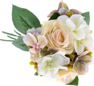 Umělá dekorativní kytice hortenzií a růži Dakls Basso Dakls