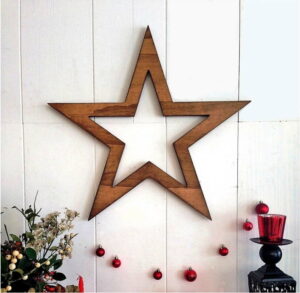 Vánoční nástěnná dekorace Hello Star