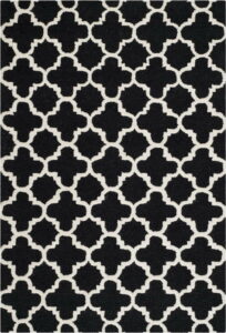 Vlněný koberec Safavieh Bessa Black