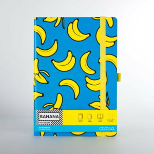 Zápisník s motivem banánů Just Mustard Banana