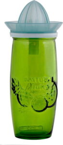 Zelená sklenice s odšťavňovačem z recyklovaného skla Ego Dekor Juice