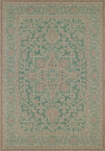 Zeleno-béžový venkovní koberec Bougari Anjara