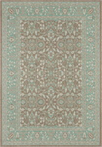 Zeleno-hnědý venkovní koberec Bougari Konya