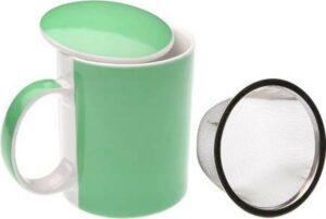Zelený hrnek se sítkem Versa Green Tea Mug VERSA