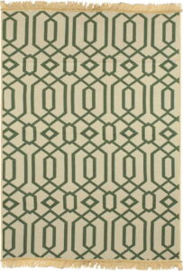 Zelený koberec Ya Rugs Kenar