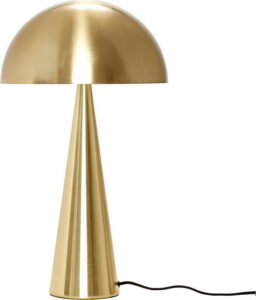 Železná stolní lampa ve zlaté barvě Hübsch Guro Hübsch