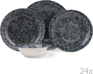 24dílná sada porcelánového nádobí Kutahya Burkala Kütahya Porselen