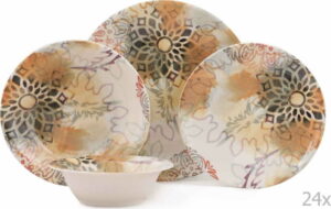 24dílná sada porcelánového nádobí Kutahya Luminaro Kütahya Porselen