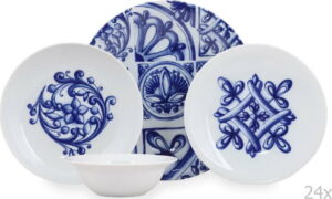 24dílná sada porcelánového nádobí Kutahya Manilla Kütahya Porselen
