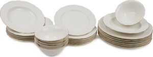 24dílná sada talířů z porcelánu Kutahya Francis Kütahya Porselen