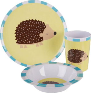 3dílný jídelní set pro děti s motivem ježka Premier Housewares Premier Housewares