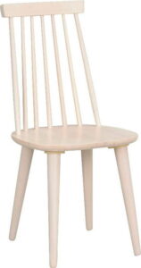 Béžová jídelní židle ze dřeva kaučukovníku Rowico Lotta Rowico